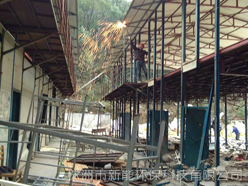 鋼構(gòu)廠房拆除、回收 (4)